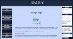 Desktop Screenshot of ijudgedogs.co.uk