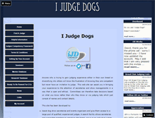 Tablet Screenshot of ijudgedogs.com